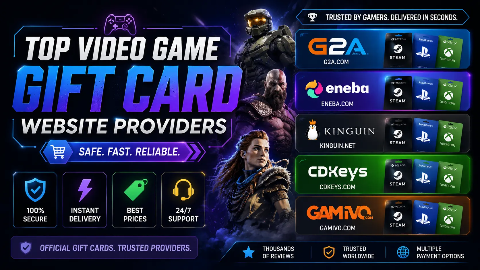 Video game gift card