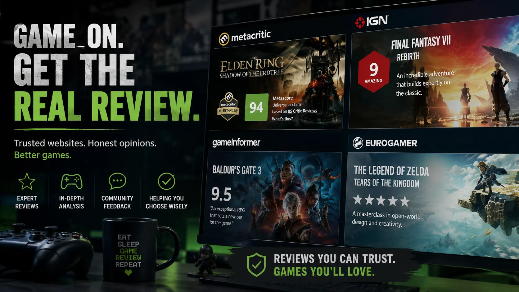 Video game reviews