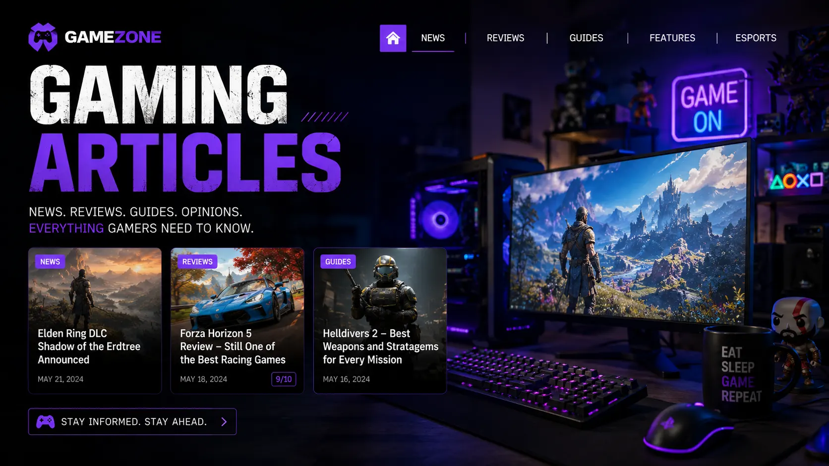 Gaming articles